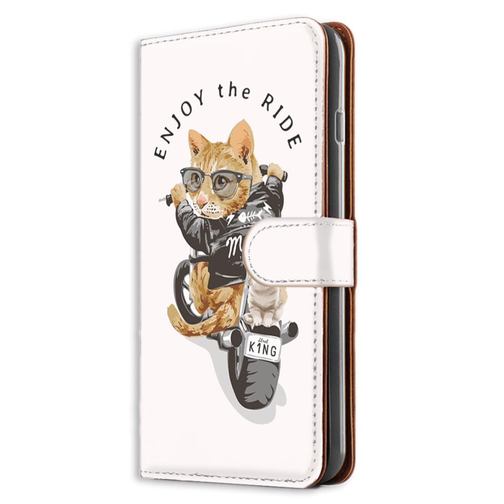 Amazon.co.jp: FFANY iPhone 16 e 用 猫ライダー キャット